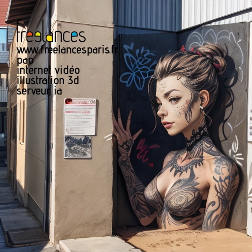 Pao mise en page internet vidéo illustration 3d serveur IA générative AI freelance paris studio de création magazines Y4QPSKQ0